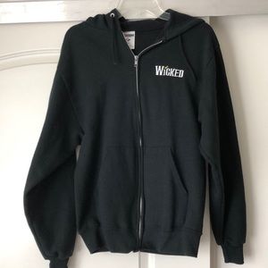 Wicked Broadway zip up sweatshirt
